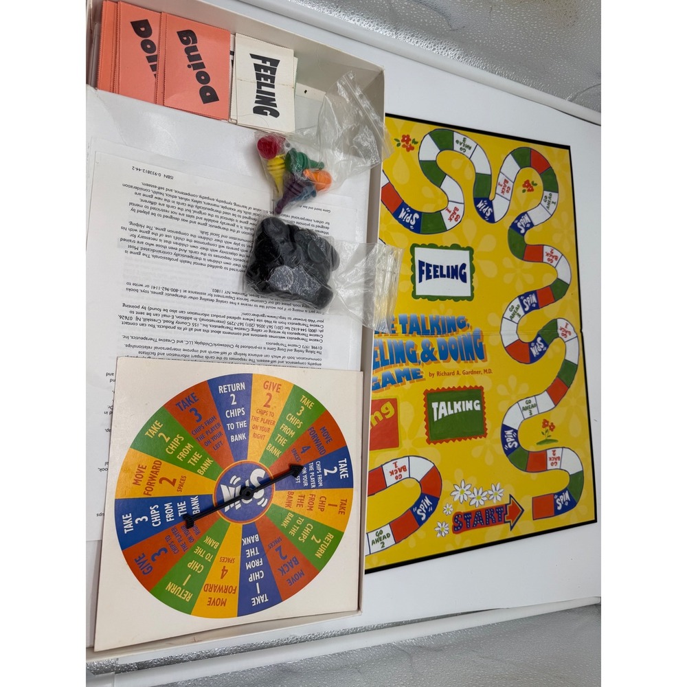 The Talking Feeling & Doing Game Revised Edition Psychotherapeutic Board Game - Picture 2 of 6